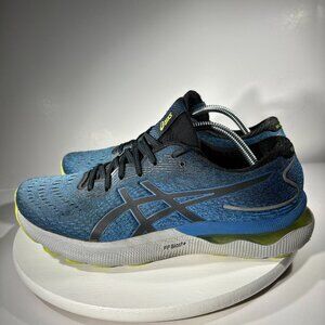 ASICS Gel Nimbus 24 Mens Size 11.5 Running Shoes Blue Sneakers Walking Gym Run